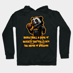 Hater Panda hates Basketball Hoodie